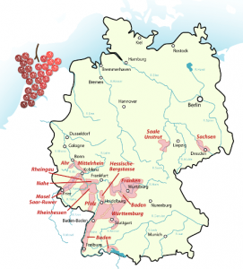 Винные регионы Германии