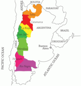 Винодельческие районы Аргентины